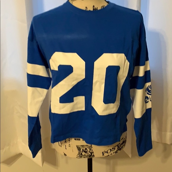 ‼️Forever 21 long sleeve football t-shirt NWT3/$21 - Picture 1 of 3